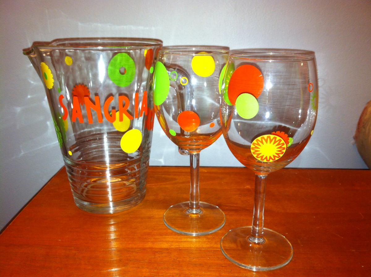 Sangria Pitcher And Glasses Set on Luulla